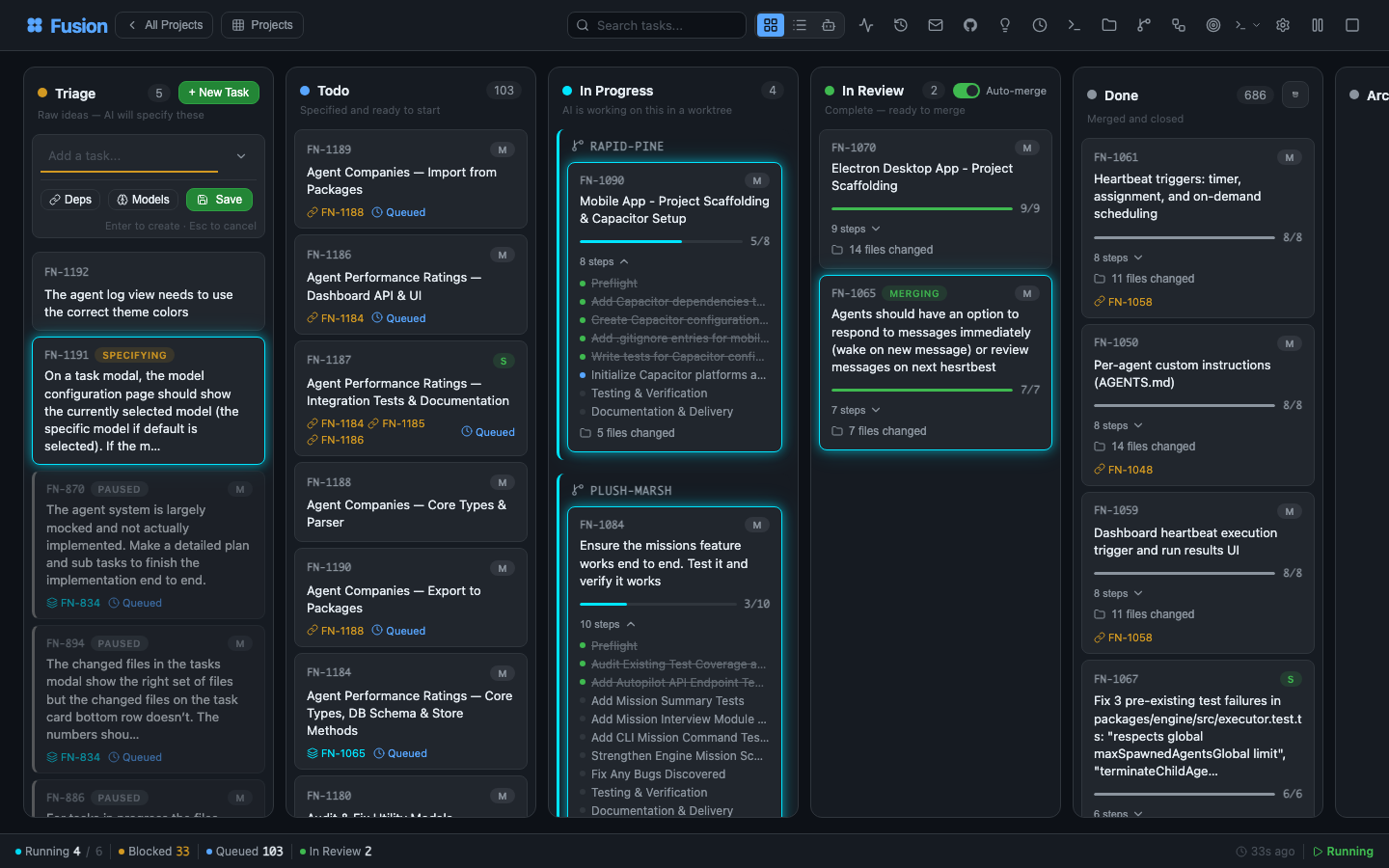Fusion public platform context screenshot
