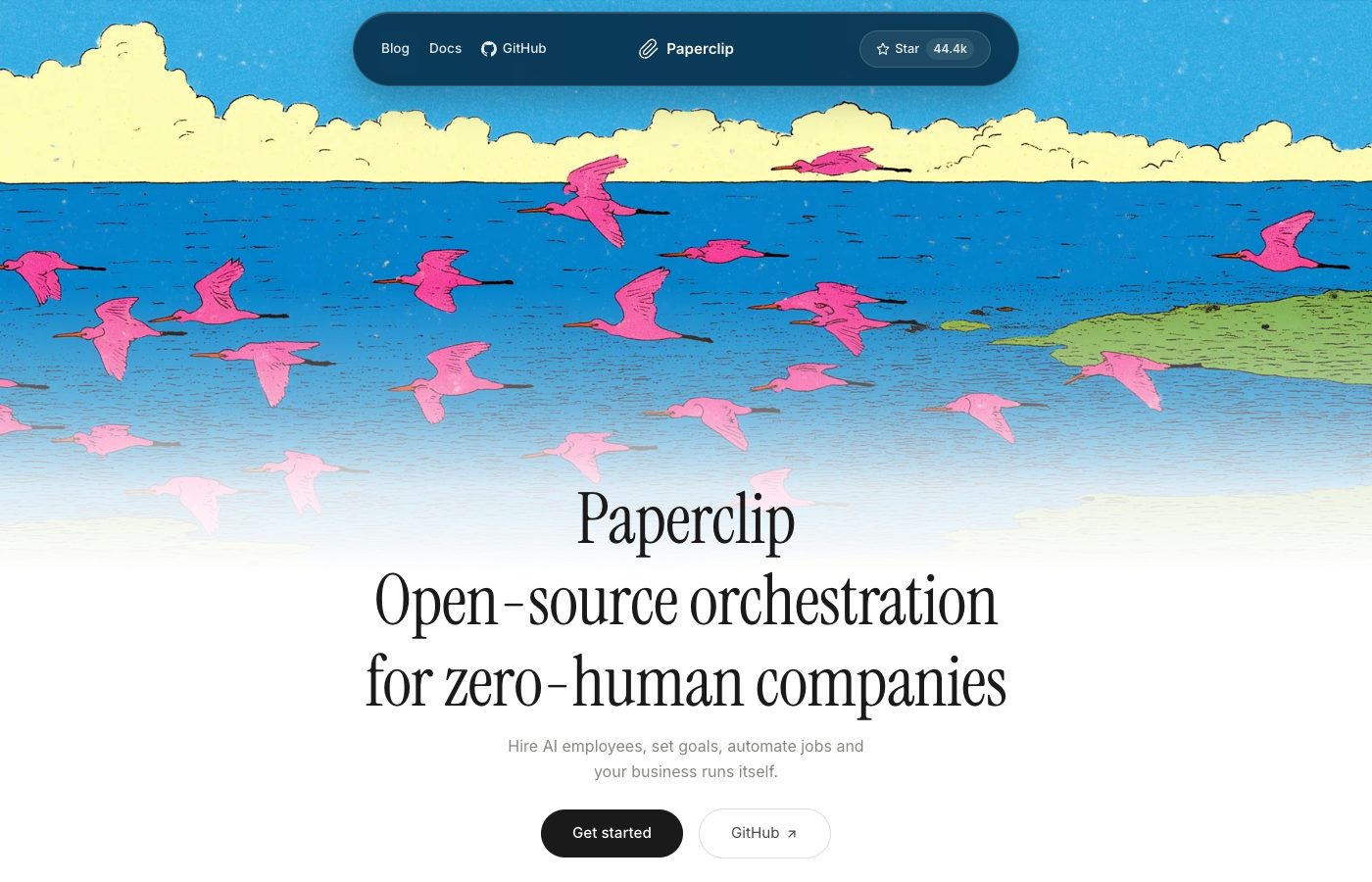 Paperclip public platform context screenshot